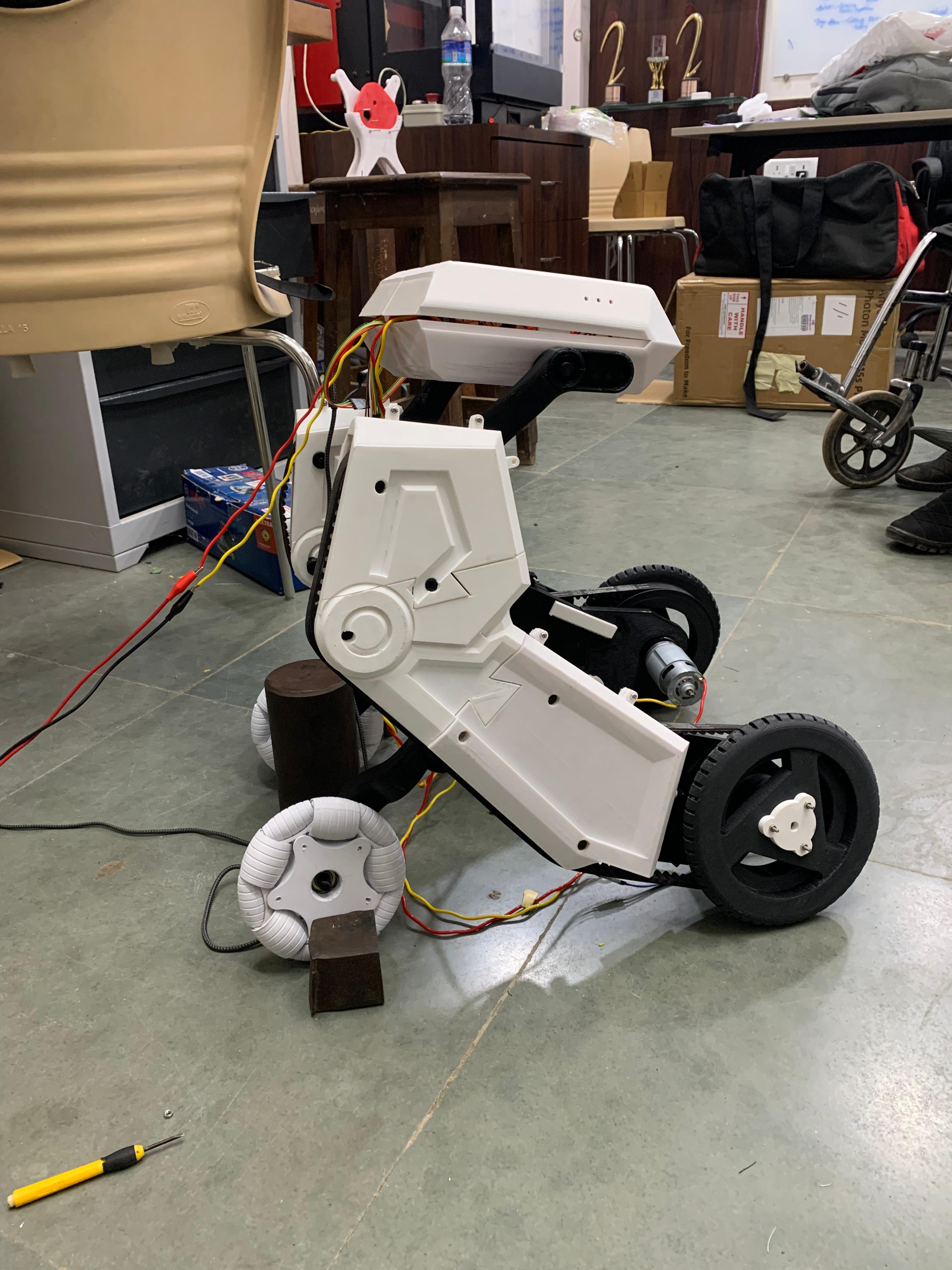 Physical Assembly of Wheelchair